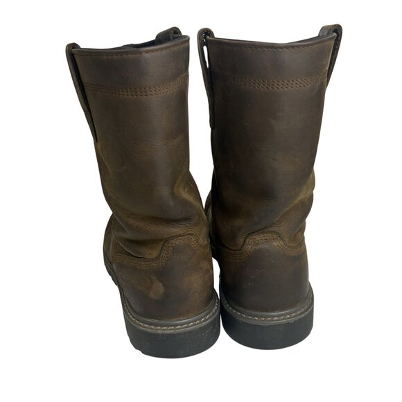 Wolverine Men’s 10.5 Brown Leather Floorhand Waterproof Wellington Work Boots main image 5
